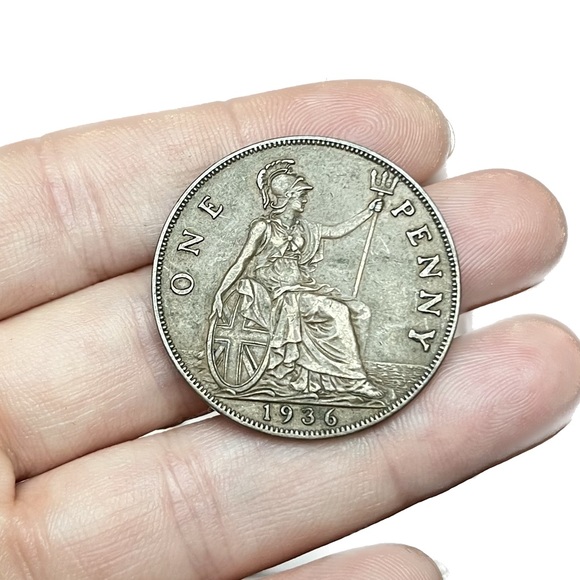 🎈$5 add on - 1936 ONE PENNY - George V - Picture 1 of 6